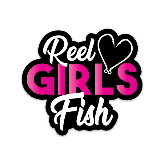 REEL GIRLS FISH STICKER