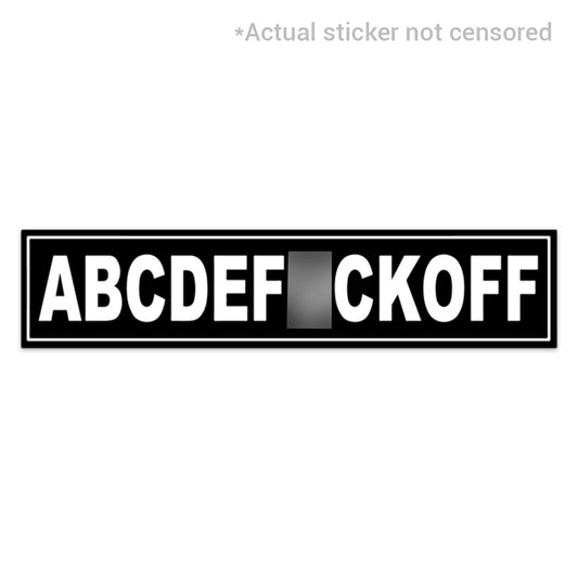ABCDEF STICKER