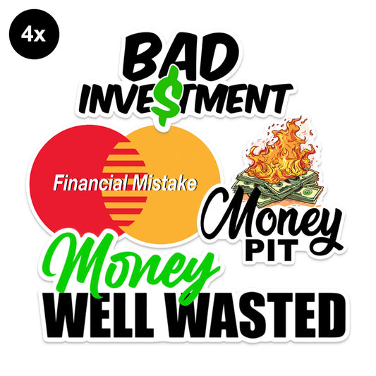 FINANCIAL MISTAKE STICKER PACK