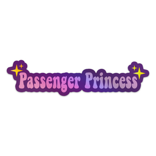 PASSENGER PRINCESS HOLOGRAPHIC STICKER