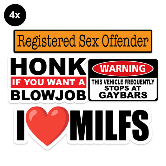 FOR YOUR MATES CAR STICKER PACK