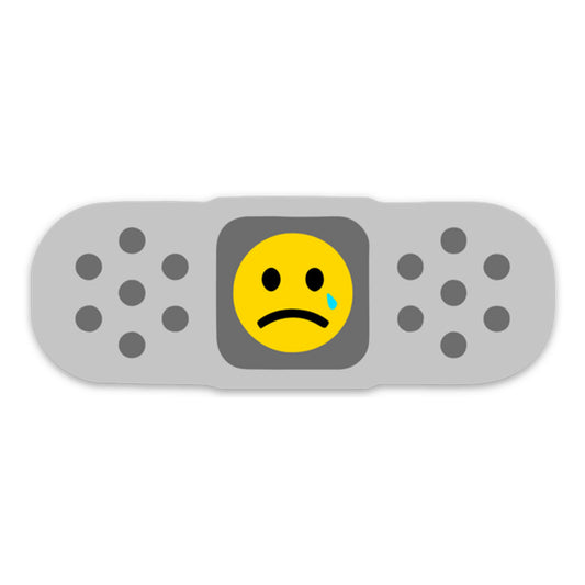 SAD BANDAID STICKER