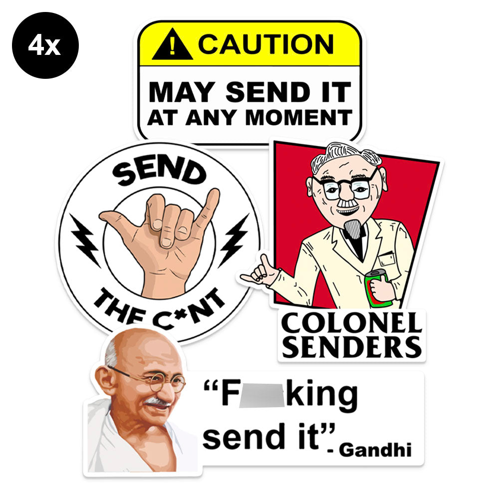 SEND IT STICKER PACK