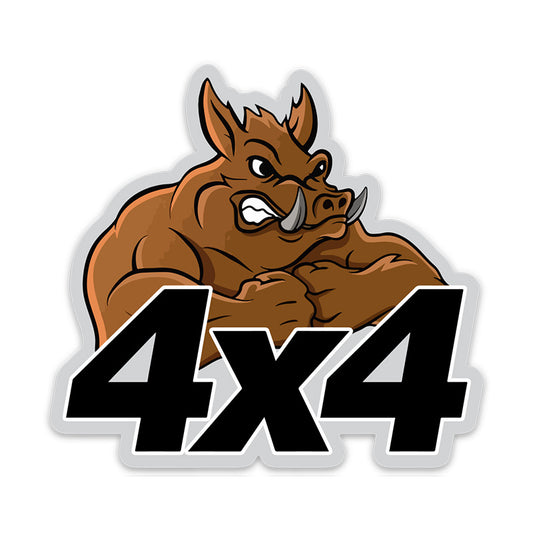 4x4 BOAR STICKER