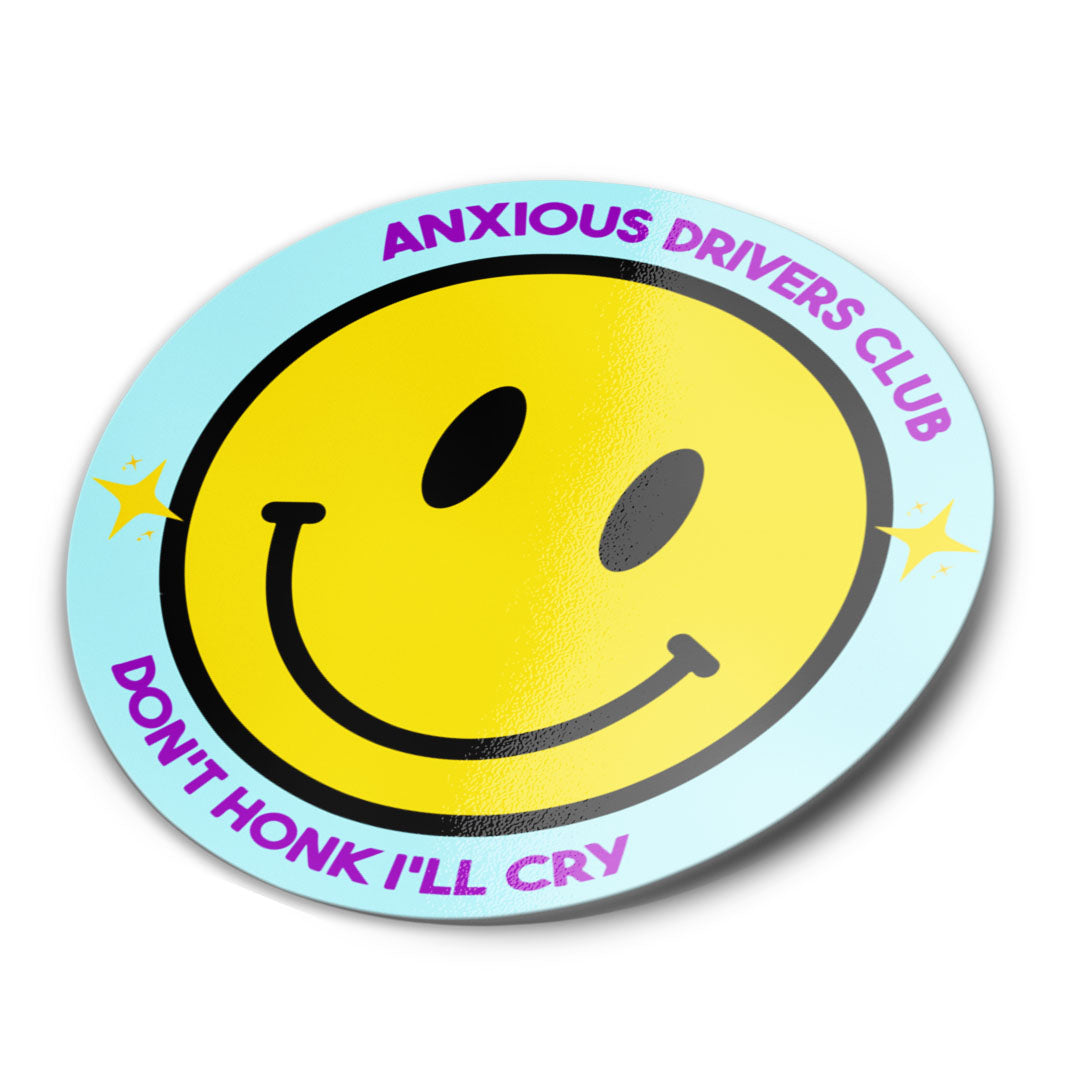 ANXIOUS DRIVERS CLUB STICKER