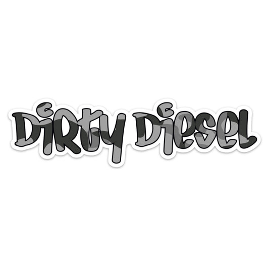 DIRTY DIESEL CAMO STICKER