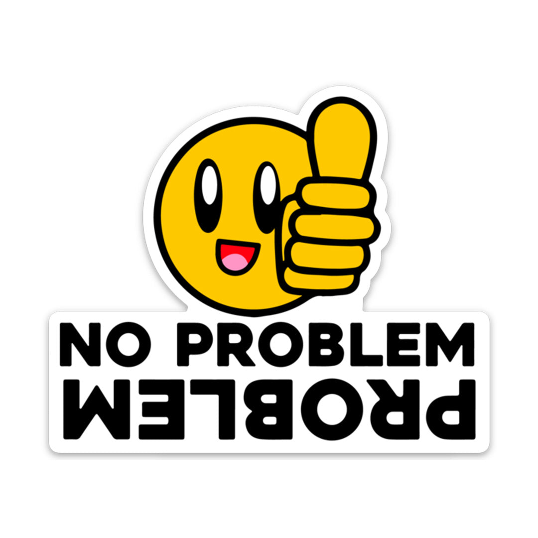 NO PROBLEM PROBLEM STICKER stickermize NO PROBLEM PROBLEM STICKER stickermize