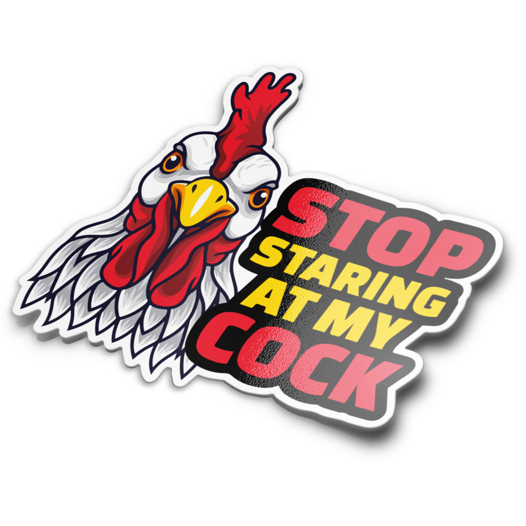 STOP STARING STICKER