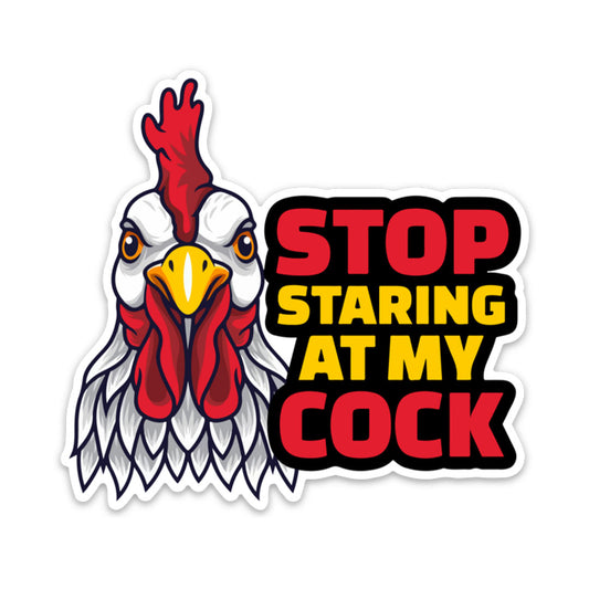 STOP STARING STICKER