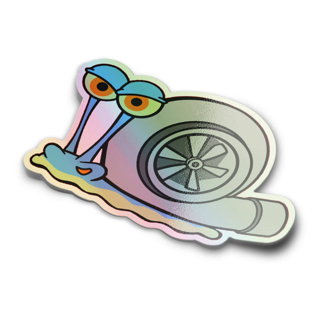 TURBO SNAIL HOLOGRAPHIC STICKER