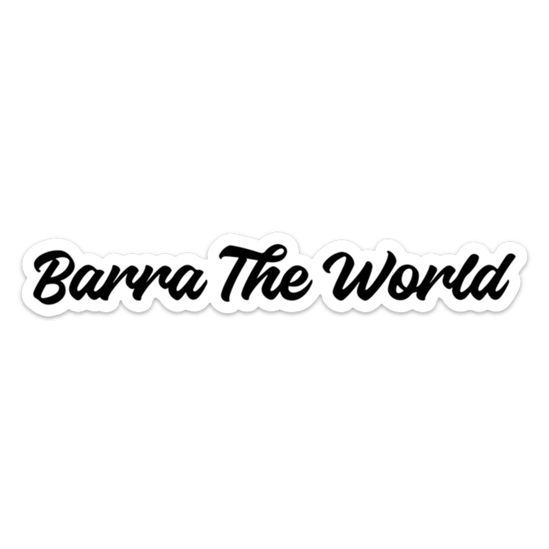 BARRA THE WORLD STICKER