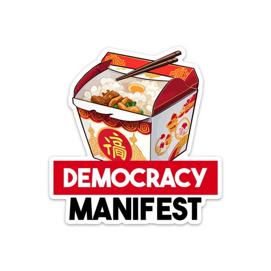 DEMOCRACY MANIFEST STICKER