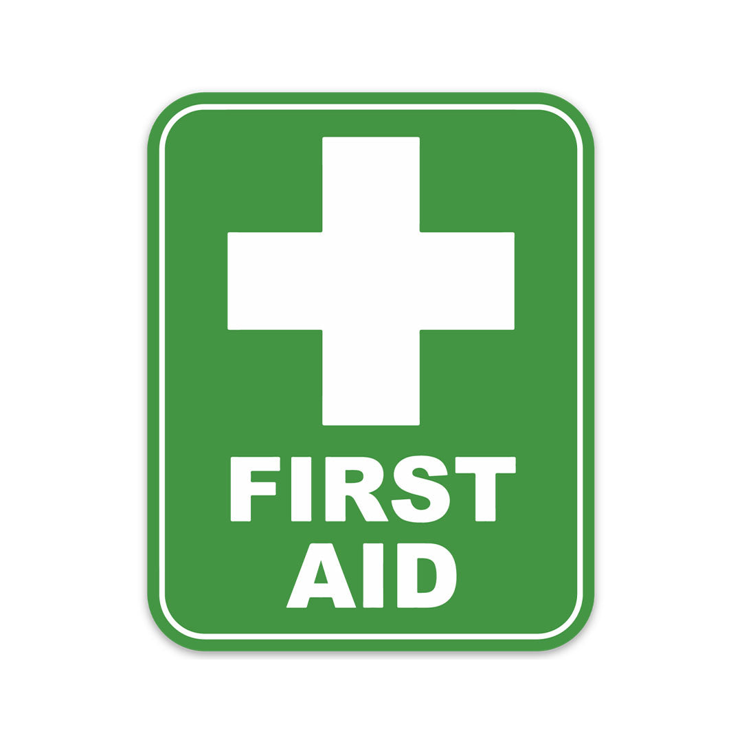 FIRST AID STICKER