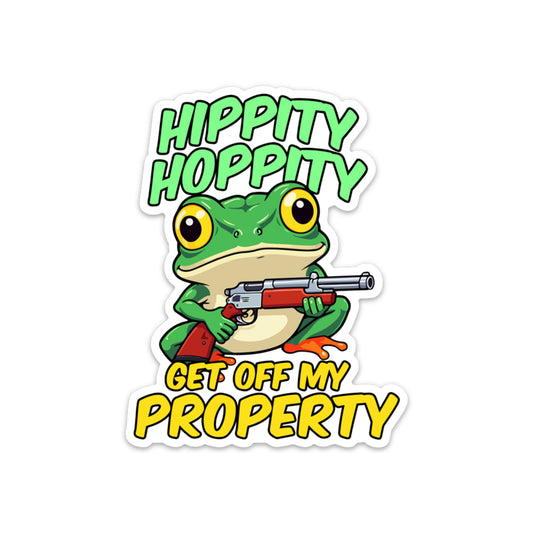 GET OFF MY PROPERTY STICKER