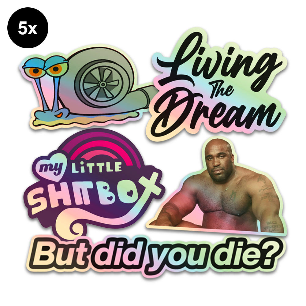 HOLOGRAPHIC STICKER PACK – stickermize