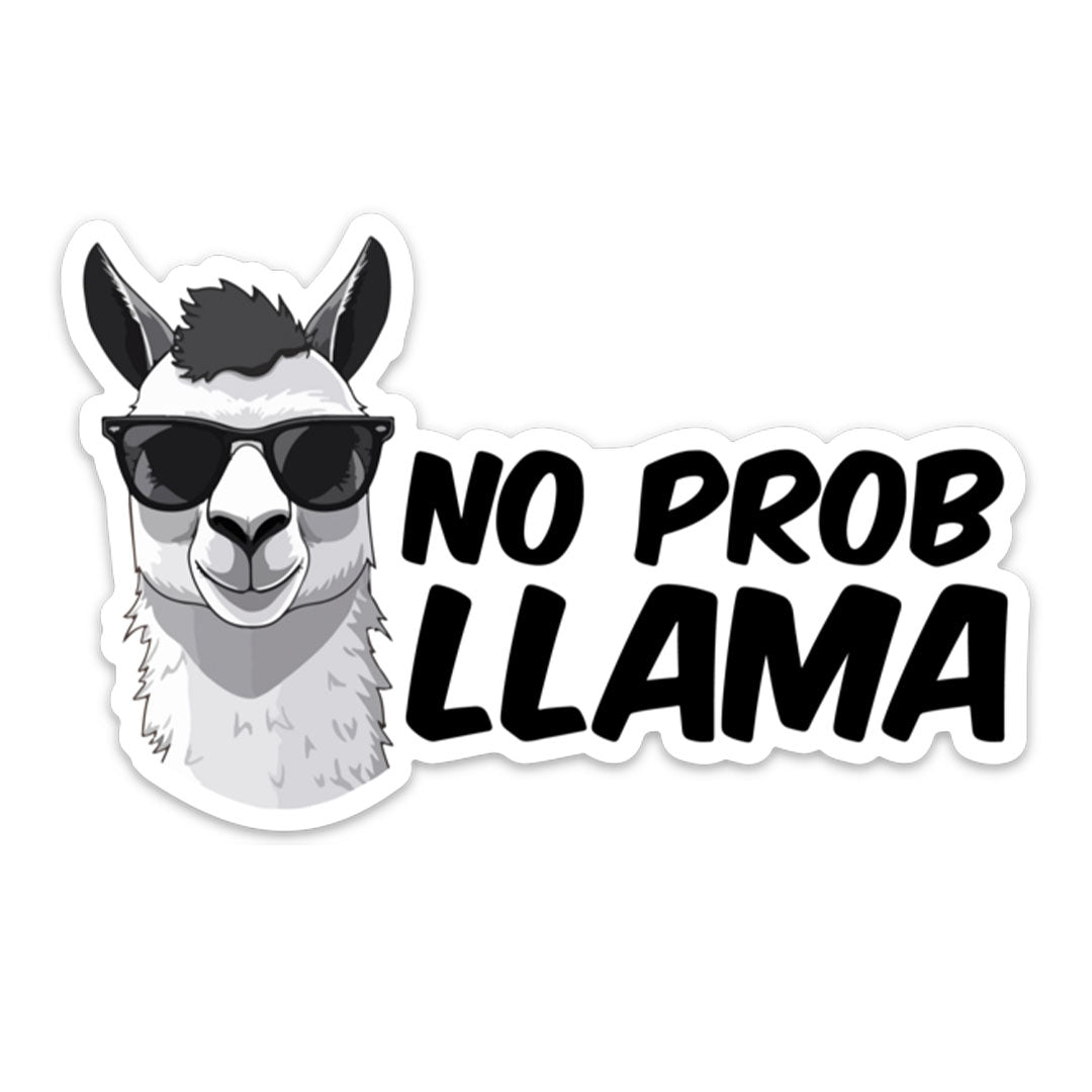 NO PROB LLAMA STICKER – stickermize