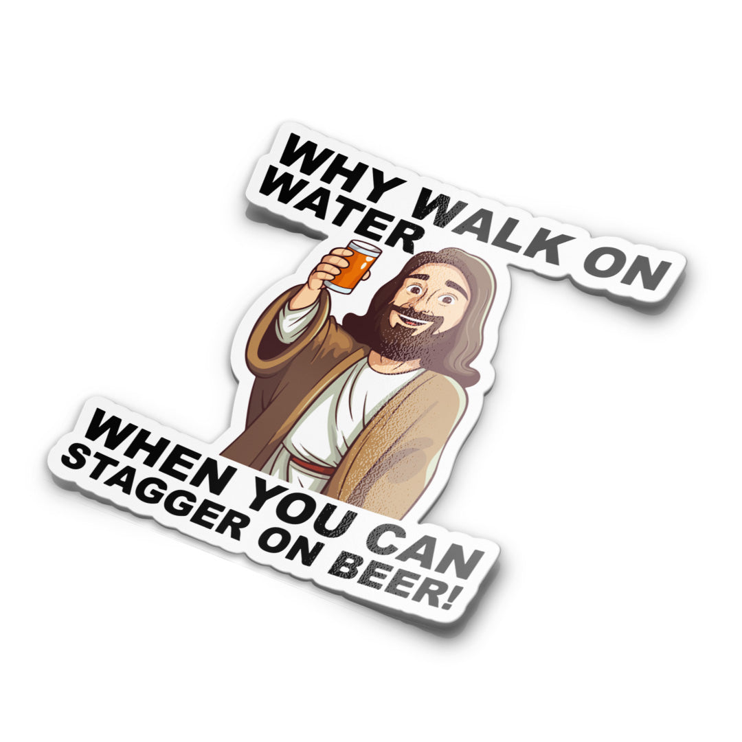 STAGGER ON BEER STICKER – stickermize