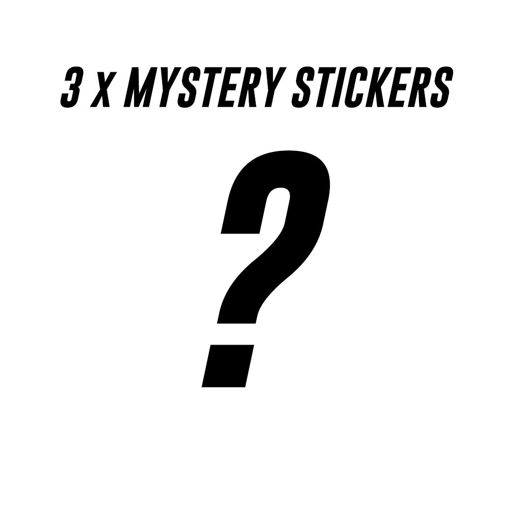 3 x MYSTERY STICKERS