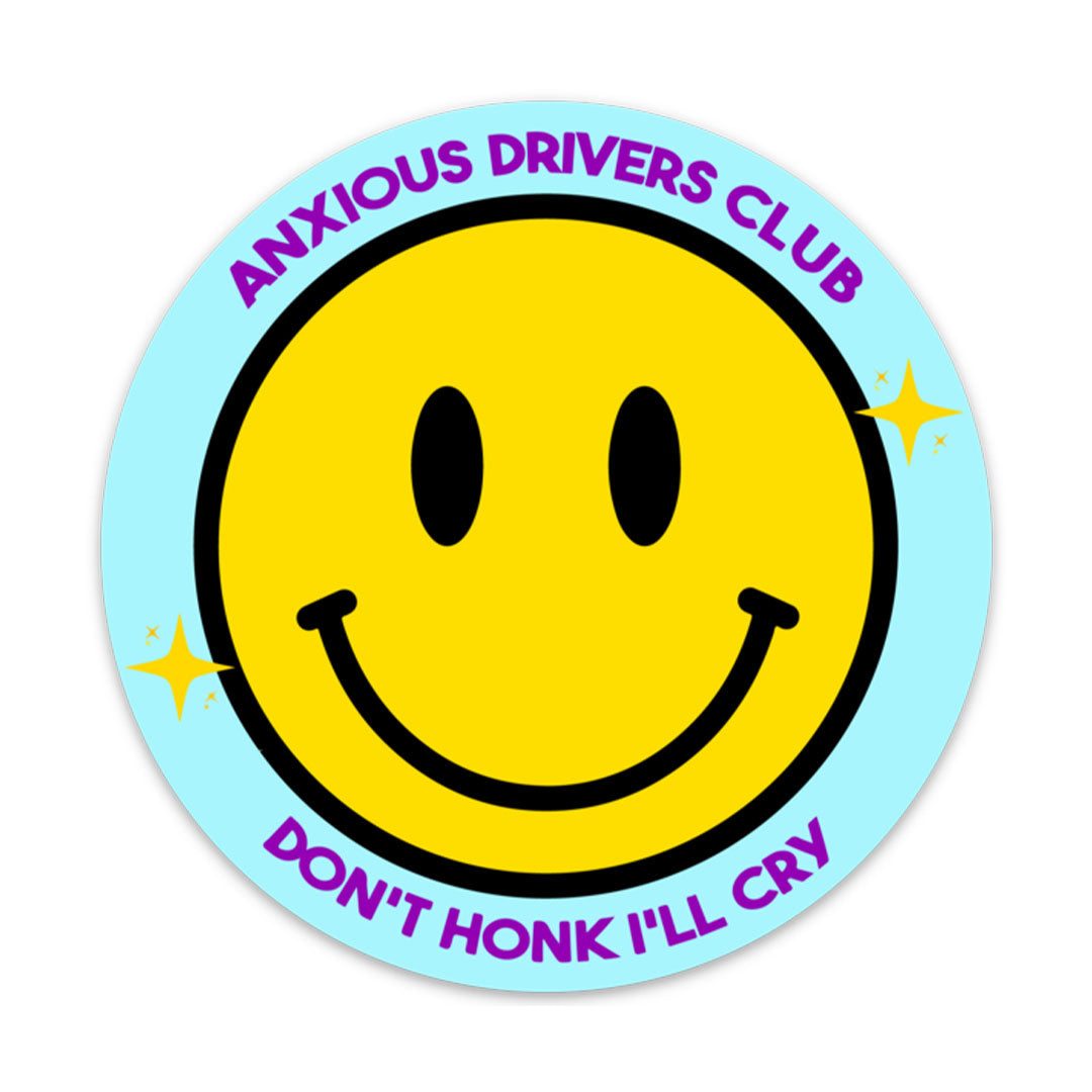 ANXIOUS DRIVERS CLUB STICKER