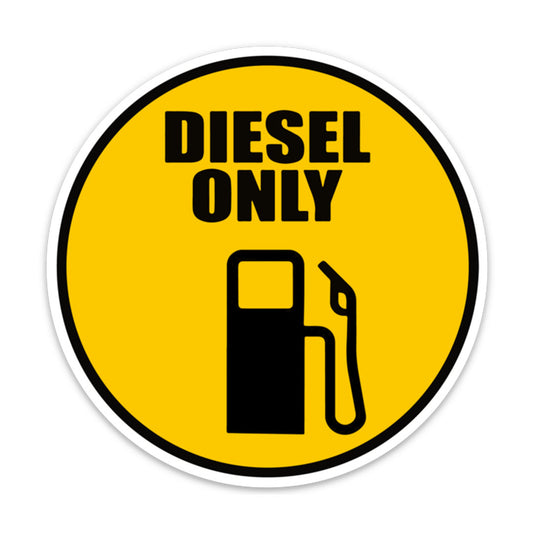 DIESEL ONLY STICKER