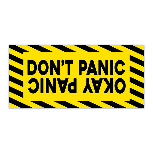 Dont Panic Stickers for Sale