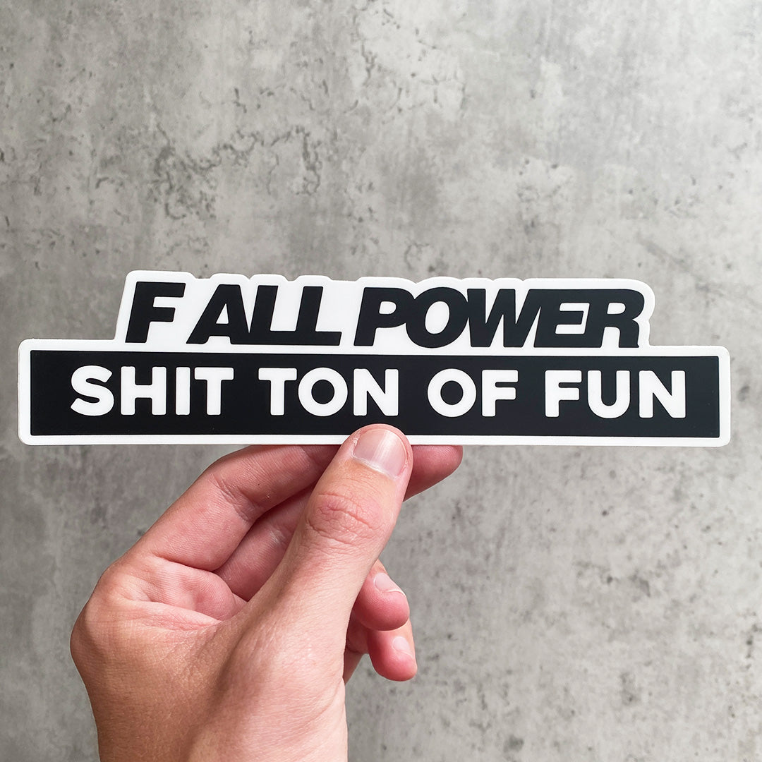 F ALL POWER STICKER Stickermize