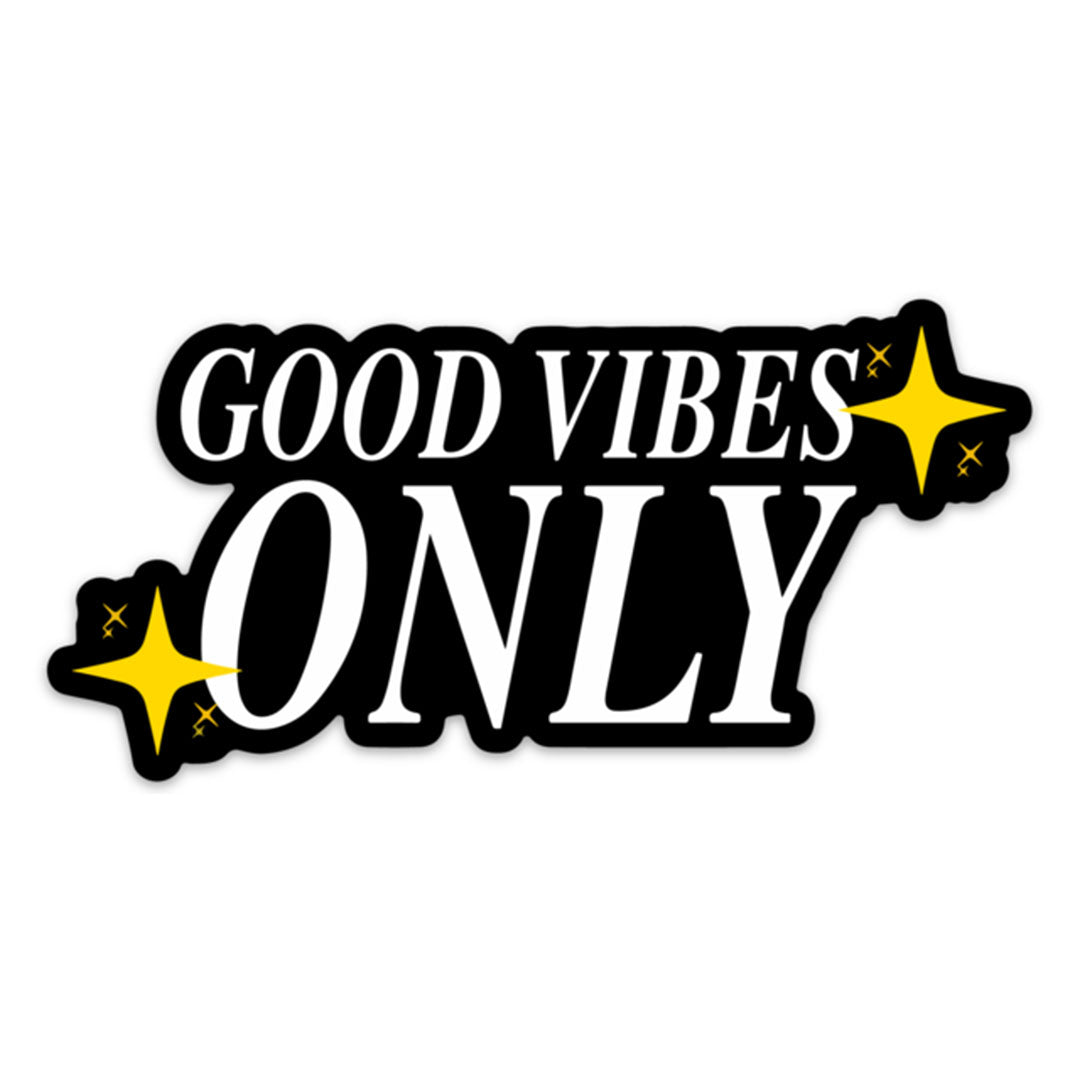 GOOD VIBES ONLY STICKER – stickermize