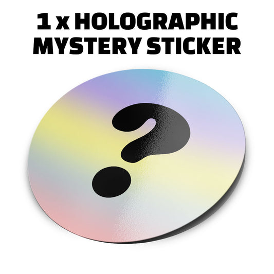 1 x HOLOGRAPHIC MYSTERY STICKER