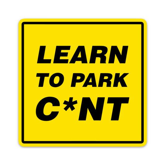 LEARN TO PARK STICKER