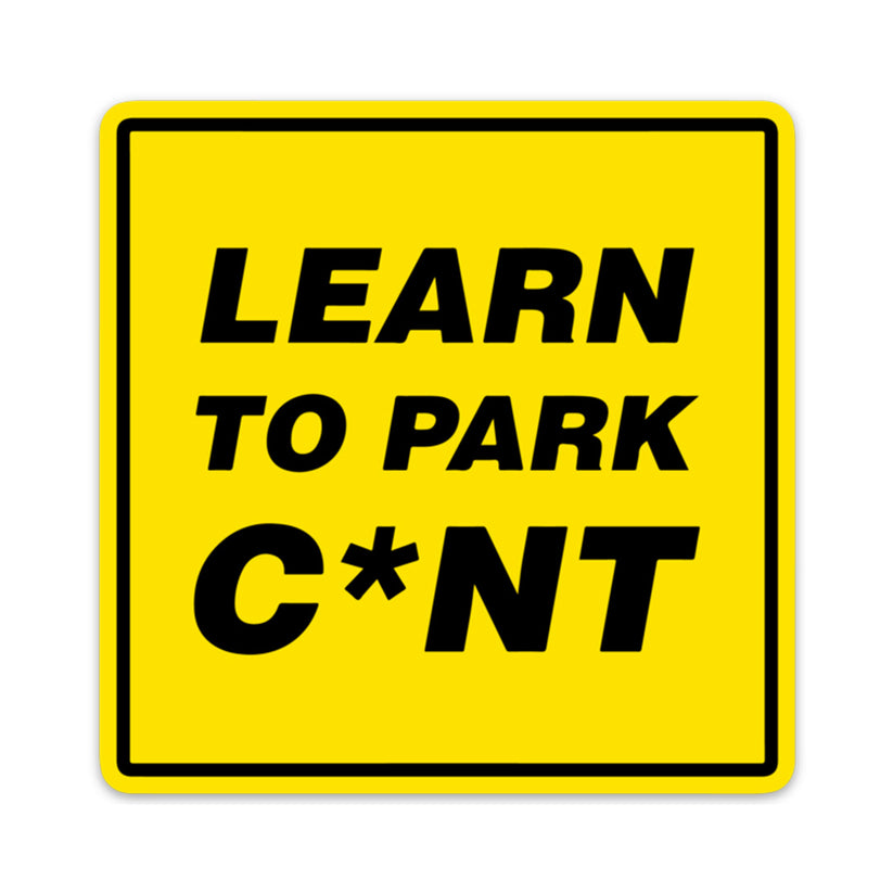 LEARN TO PARK STICKER – stickermize
