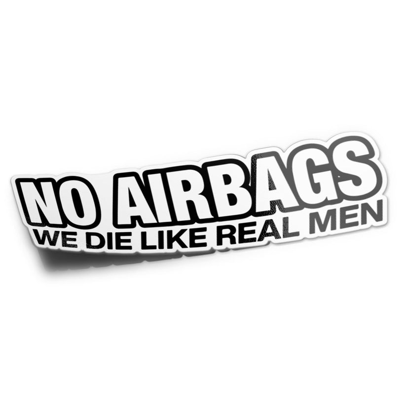 NO AIRBAGS STICKER stickermize
