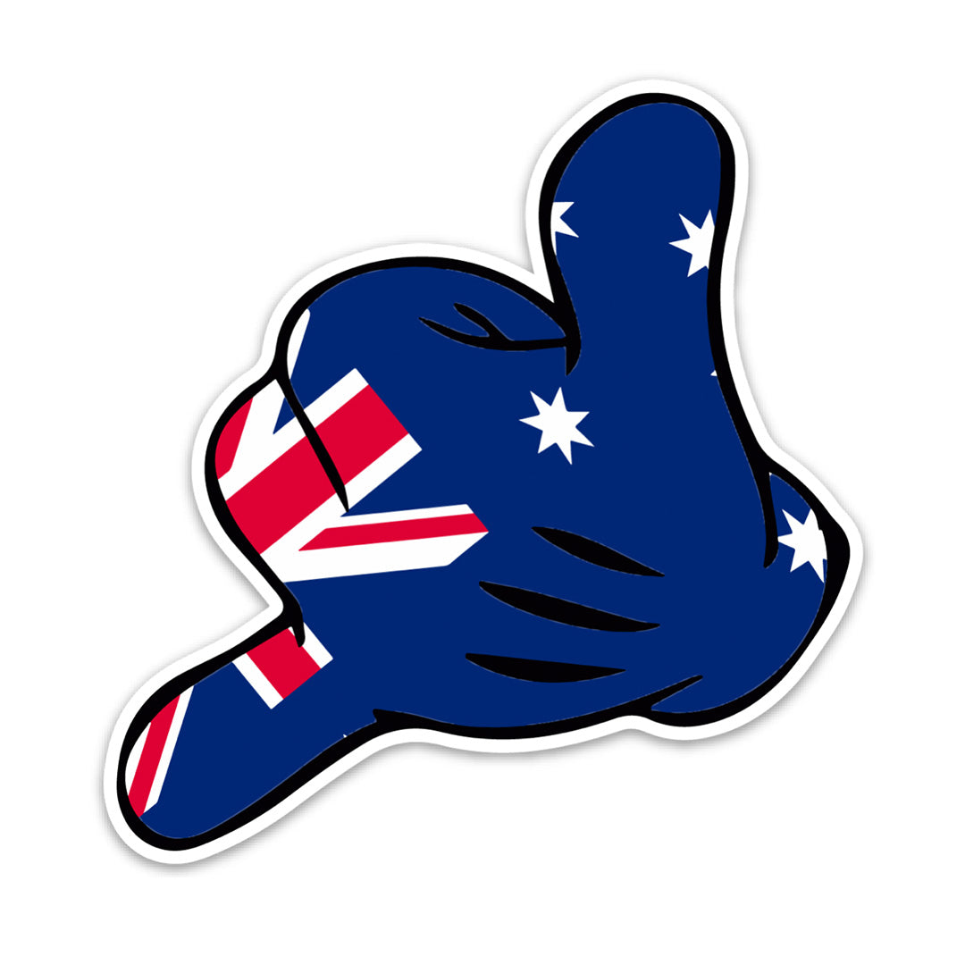 AUSTRALIAN SHAKA STICKER