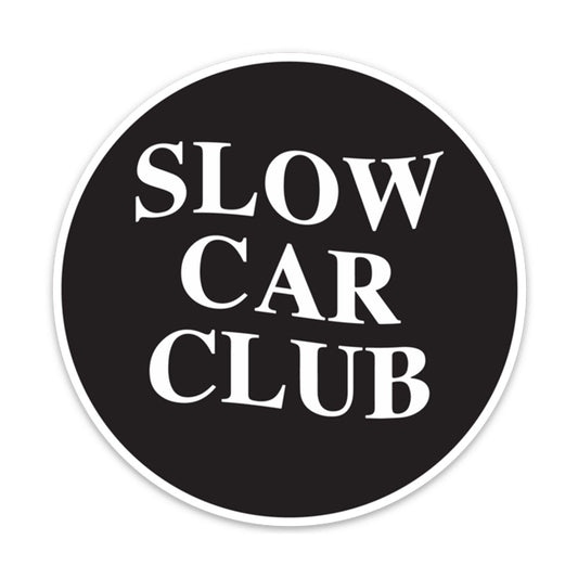 SLOW CAR CLUB STICKER