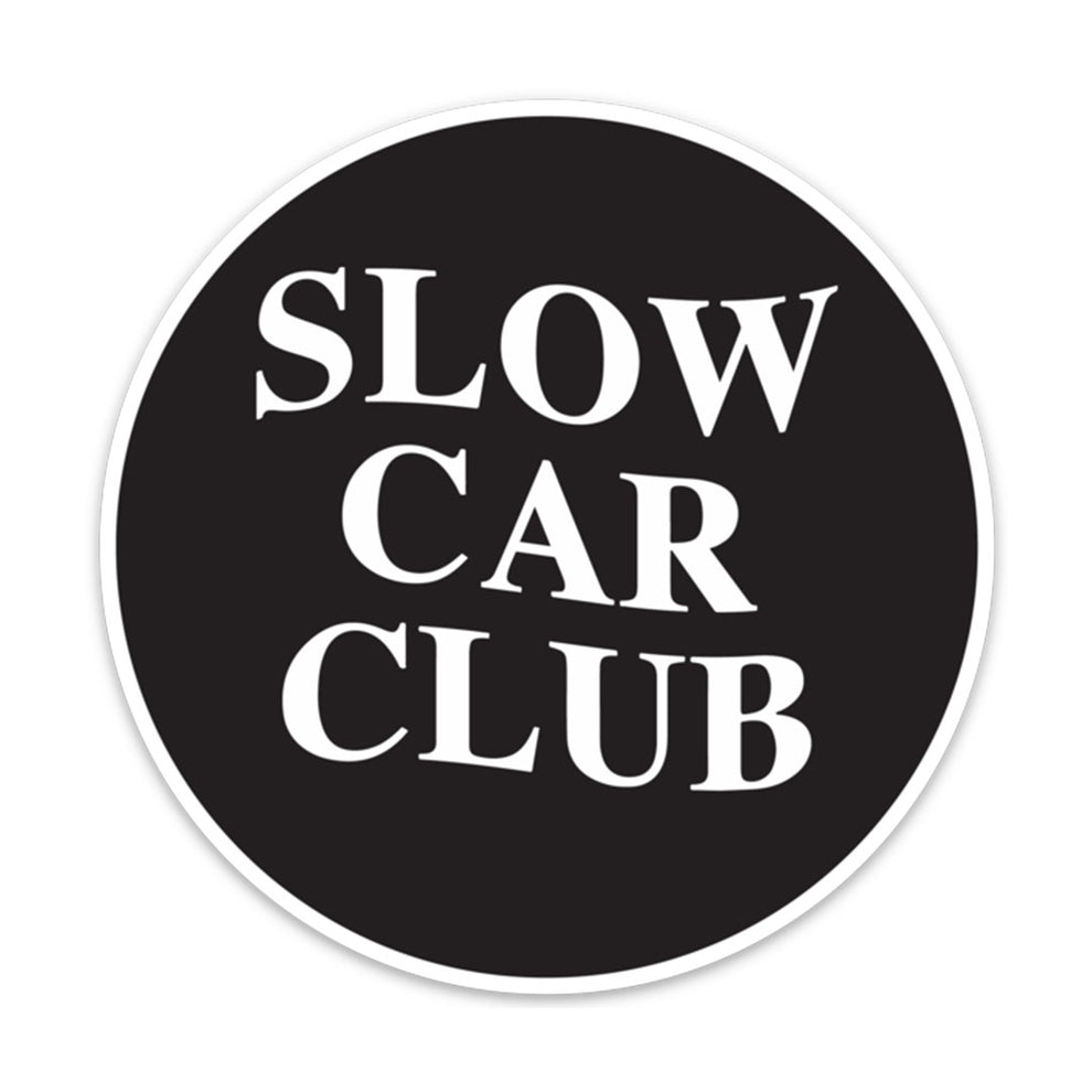 SLOW CAR CLUB STICKER – stickermize