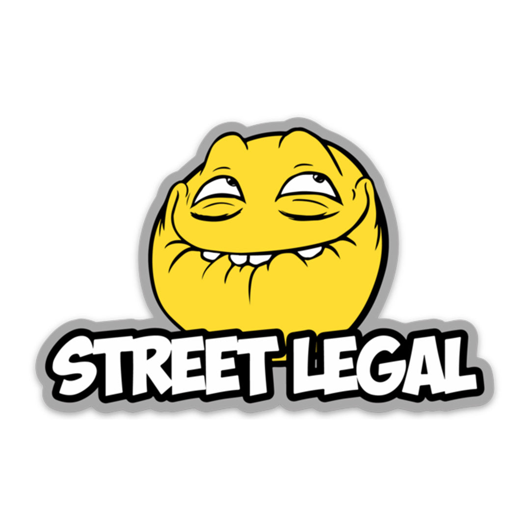STREET LEGAL STICKER – stickermize