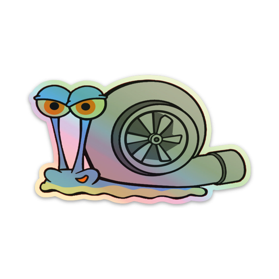 Turbo Sticker Simple TURBO SNAIL HOLOGRAPHIC STICKER – stickermize