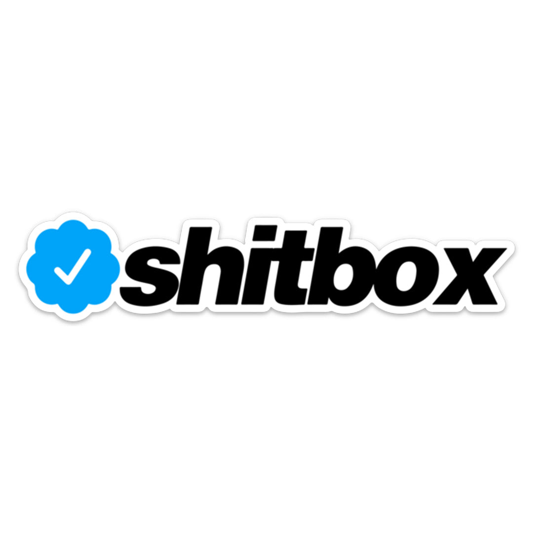VERIFIED SH*TBOX STICKER – stickermize